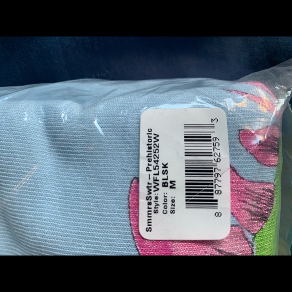 Wildfox Prehistoric Sommers Sweatshirt Dinosaur M - Picture 3 of 3